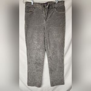 Corduroy Straight Leg Pants Size 10 Petite